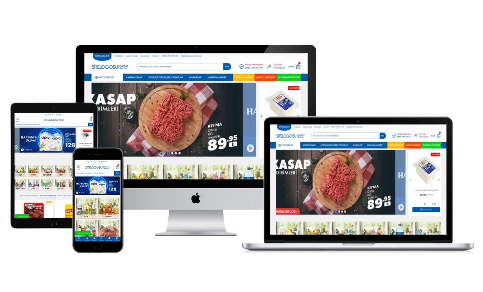 Eticaret - Süpermarket Teması
